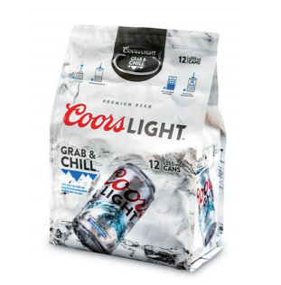 MOLSON COORS - 由BEMIS公司印制的可容納12個(gè)罐裝的包裝袋，由于擴(kuò)展使用柔性包裝的應(yīng)用范圍，以及印刷、貨架影響力獲得了2019年最高成就金獎(jiǎng)，以及來自美國軟包裝協(xié)會(huì)的一個(gè)與耐用度有關(guān)的銀獎(jiǎng)。（圖片由FPA提供提供）